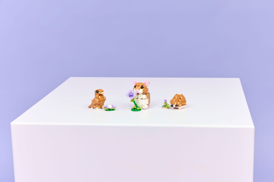 LEGO Creator 3in1 Cute Hamster With A Flower (31376) (9)