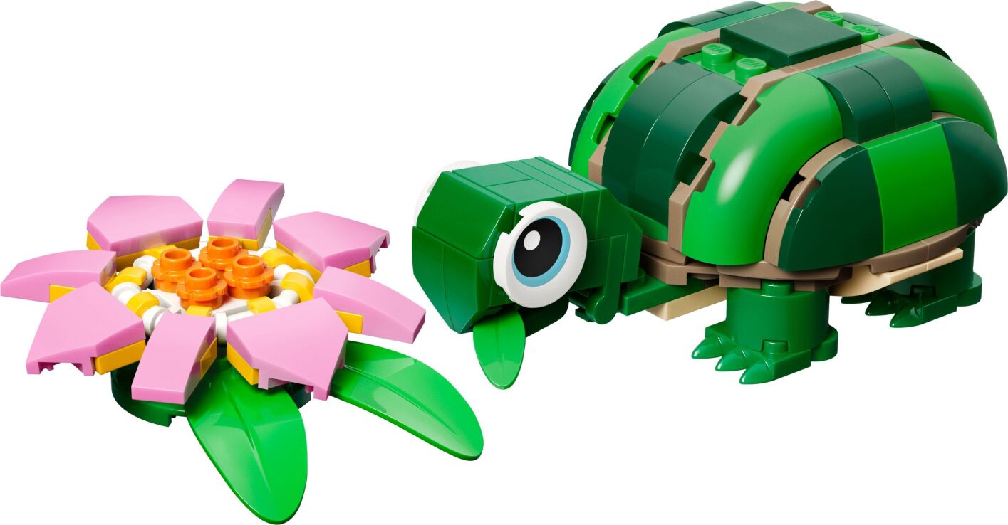 LEGO Creator 3in1 Turtle With A Water Lily Flower (31377) (1)