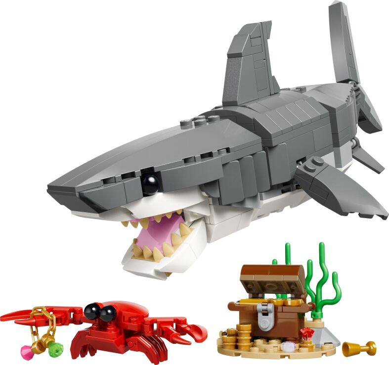 LEGO Creator 3in1 Fierce Shark With A Treasure Chest (31381) (1)