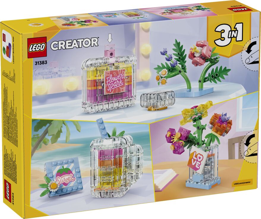 LEGO® Creator 3in1 Floral Decor Perfume Bottle (31383) (12)