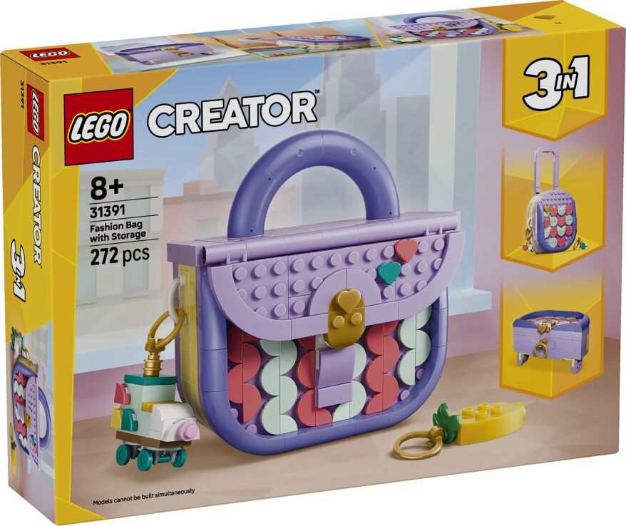 LEGO® Creator 3in1 Art Fashion Bag With Storage (31391) (0)