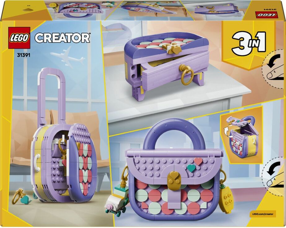 LEGO® Creator 3in1 Art Fashion Bag With Storage (31391) (10)