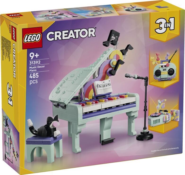 LEGO® Creator 3in1 Music Decor Piano With Cat (31392) (0)