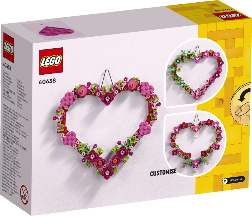 LEGO Heart Ornament (40638) (2)