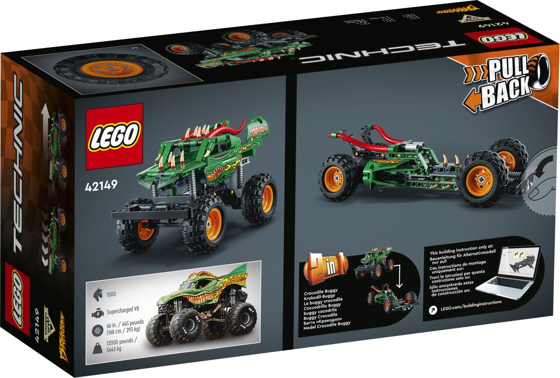 LEGO Technic Monster Jam Dragon (42149) (8)
