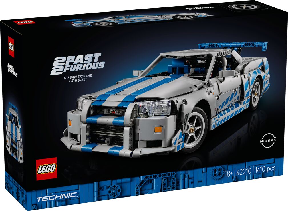 LEGO Technic 2 Fast 2 Furious Nissan Skyline GT-R (R34) (42210) (0)