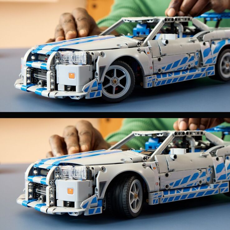 LEGO Technic 2 Fast 2 Furious Nissan Skyline GT-R (R34) (42210) (2)