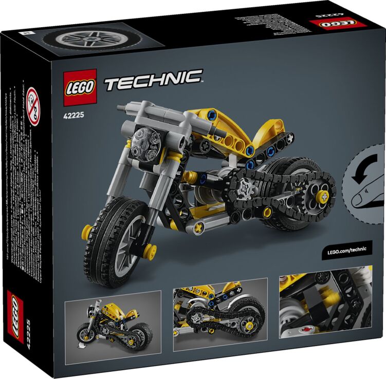 LEGO Technic Yellow Motorcycle (42225) (10)