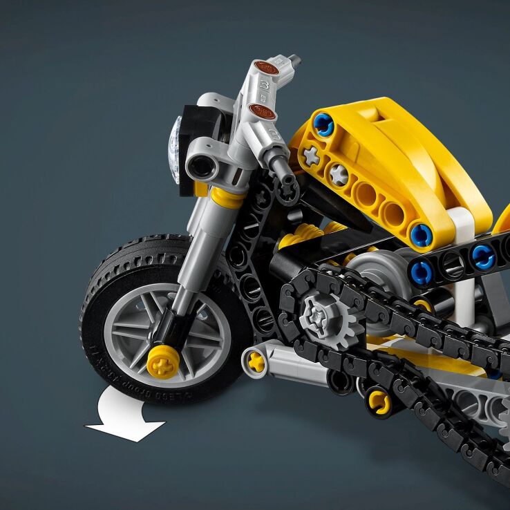 LEGO Technic Yellow Motorcycle (42225) (2)