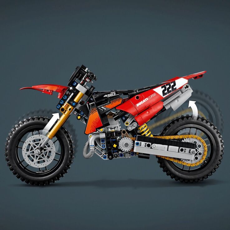 LEGO® Technic Ducati Desmo450 MX Factory Motorcycle (42238) (3)