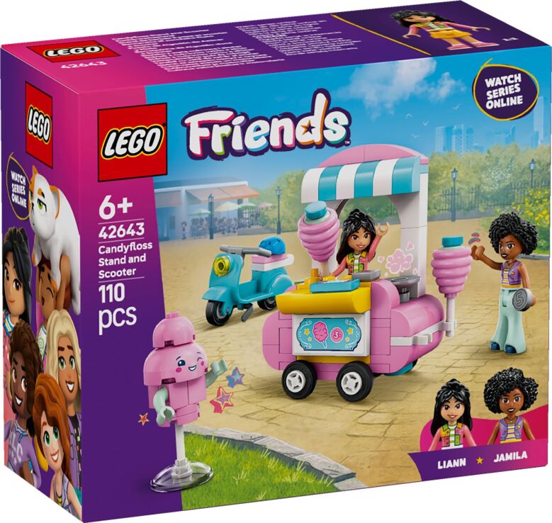 LEGO Friends Cotton Candy Stand & Scooter (42643) (0)