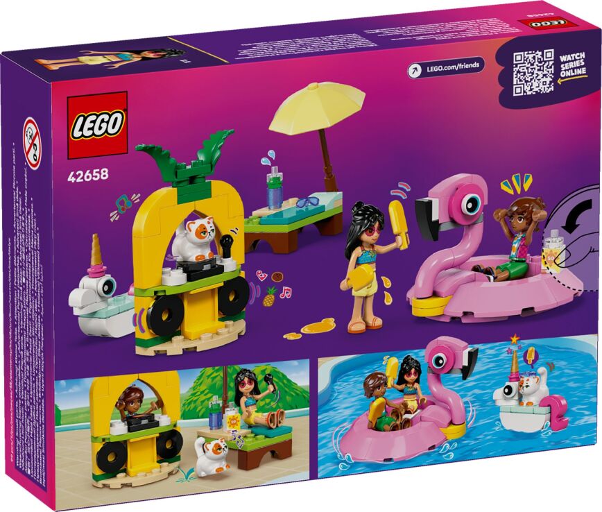 LEGO Friends Unicorn & Flamingo Pool Party (42658) (10)
