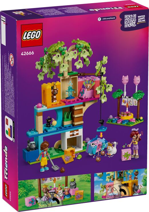 LEGO Friends Cat Birthday Party & Tree House (42666) (12)