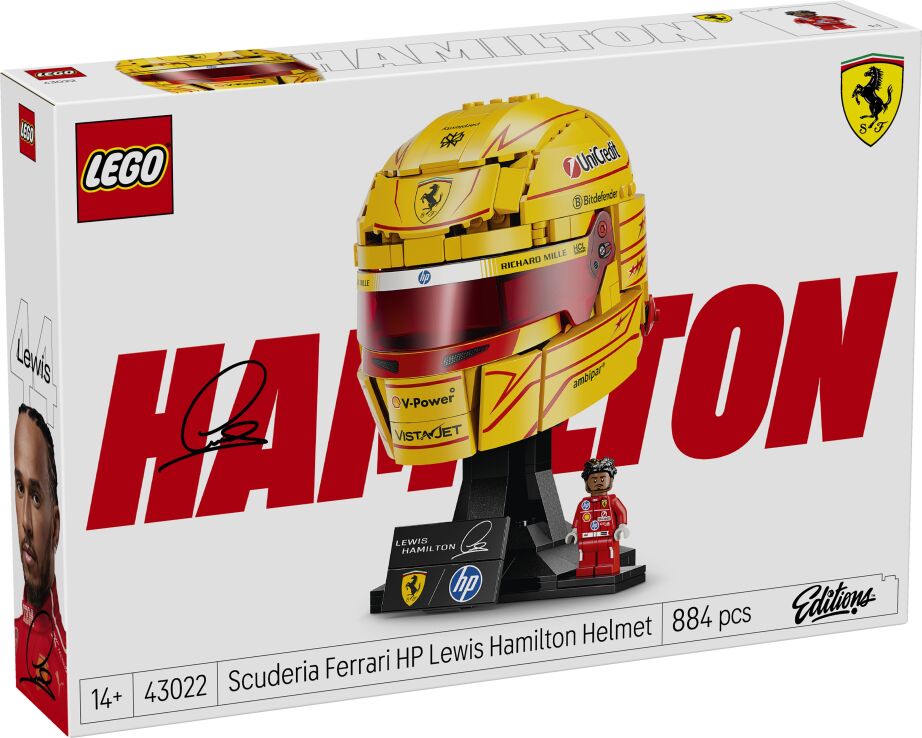 LEGO® Editions Scuderia Ferrari HP Lewis Hamilton Helmet (43022) (0)