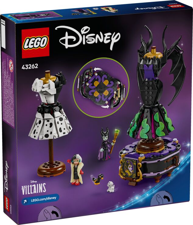 LEGO Disney Maleficent's & Cruella De Vil's Dresses (43262) (9)