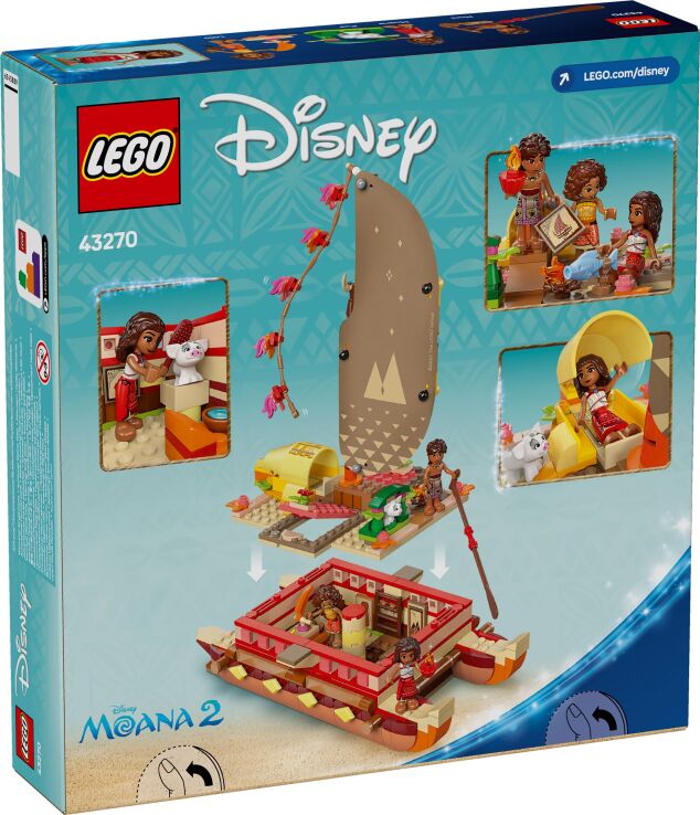 LEGO Disney Princess Moana's Adventure Canoe (43270) (9)
