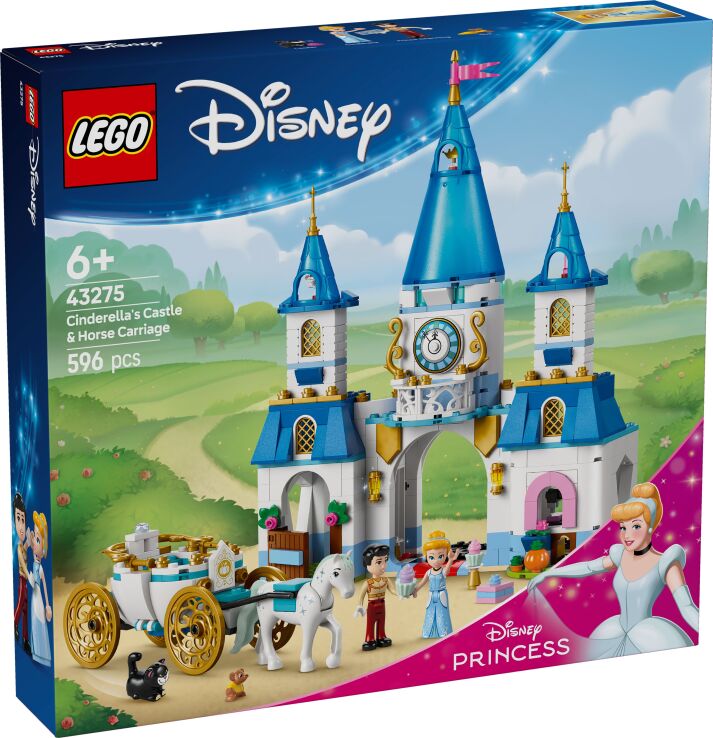 LEGO® Disney Princess Cinderella's Castle & Horse Carriage (43275) (0)