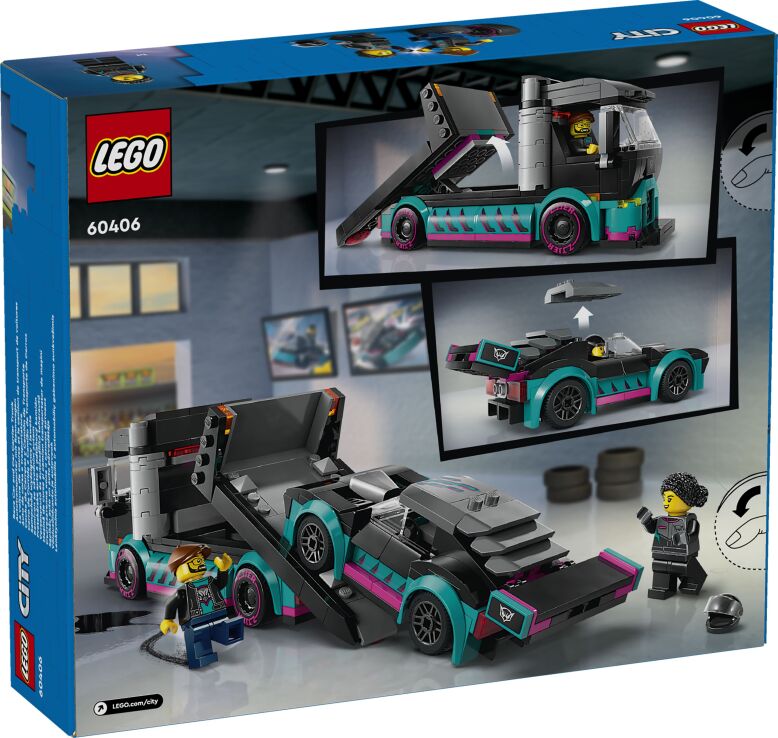 LEGO® City Race Car & Car Carrier Truck (60406) (6)