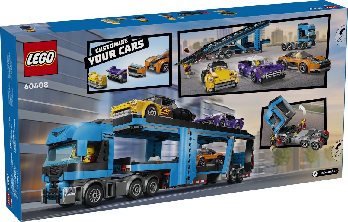 LEGO® City Car Transporter Truck With Sports Cars (60408) (8)