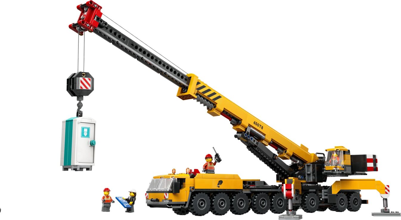 LEGO City Yellow Mobile Construction Crane (60409) (1)