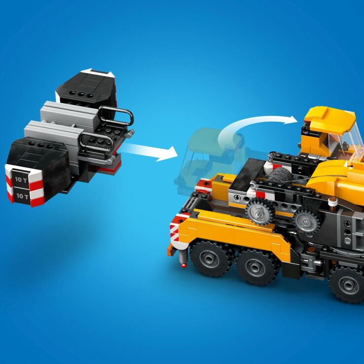 LEGO City Yellow Mobile Construction Crane (60409) (4)