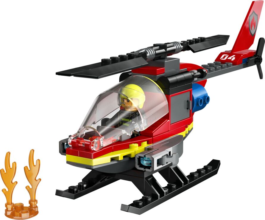LEGO City Fire Rescue Helicopter (60411) (1)