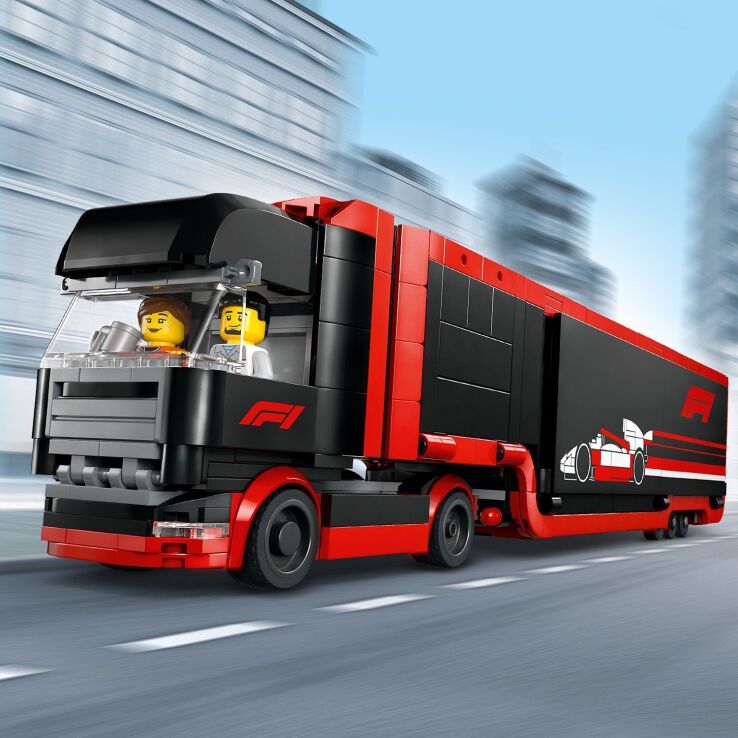 LEGO City F1 Truck With RB20 & AMR24 F1 Cars (60445) (2)