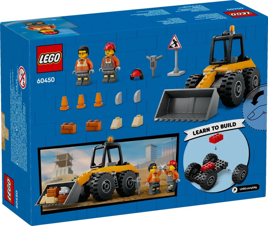 LEGO City Yellow Construction Wheel Loader (60450) (8)