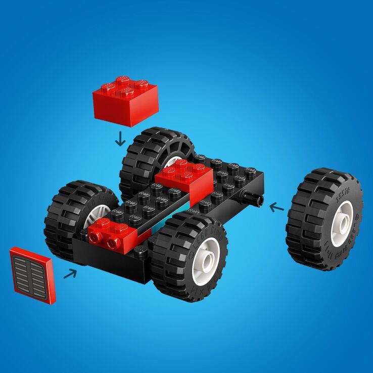 LEGO City Red Farm Tractor With Trailer & Sheep (60461) (4)