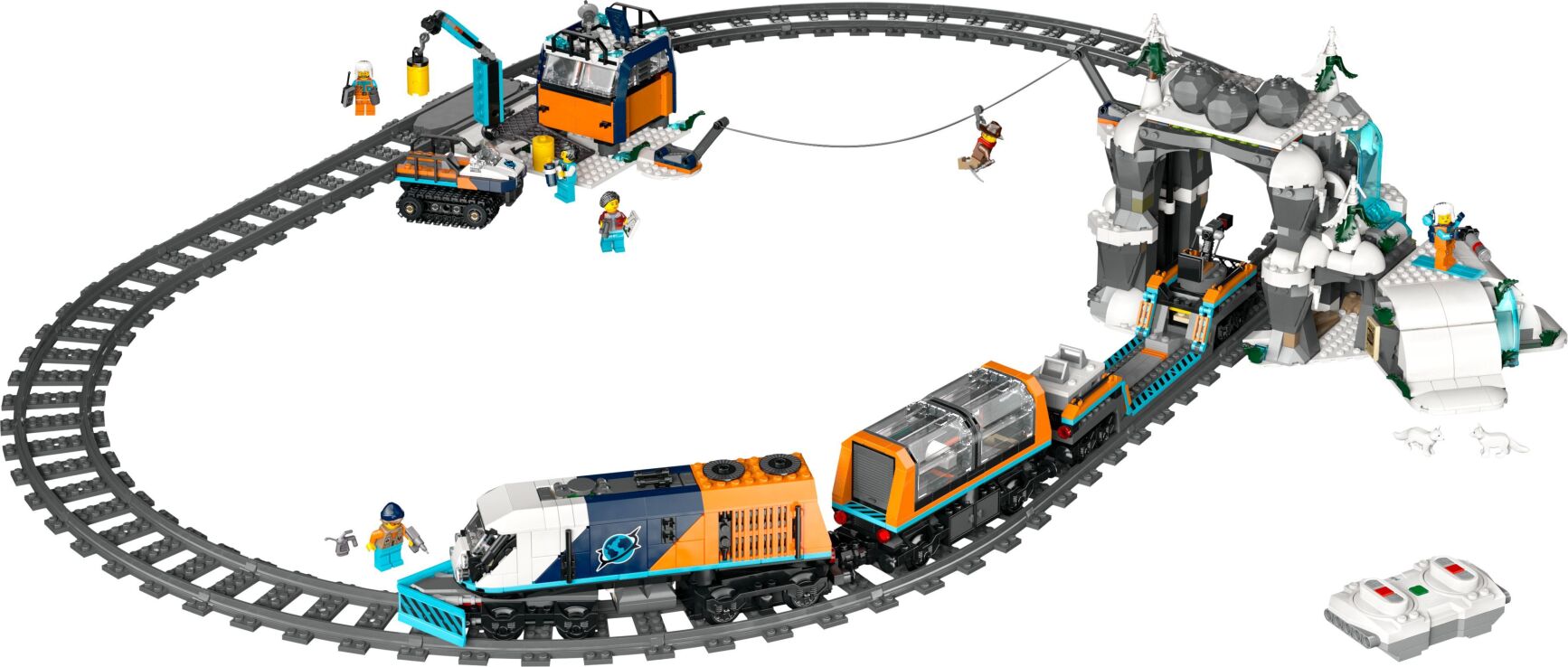 LEGO® City Explorers' Arctic Polar Express Train (60470) (1)