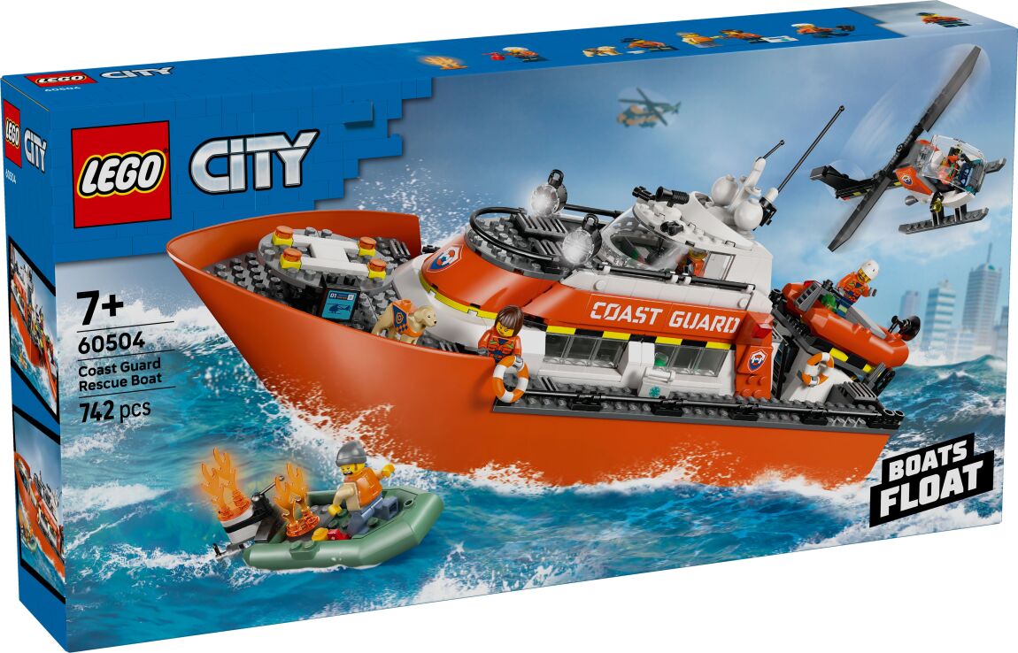 LEGO City Coast Guard Rescue Boat & Helicopter (60504) (0)