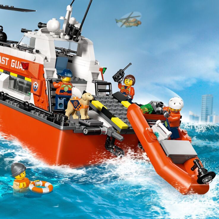 LEGO City Coast Guard Rescue Boat & Helicopter (60504) (5)