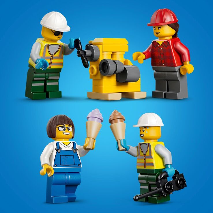 LEGO® City Harbor Freight Train With Crane & Truck (60509) (6)