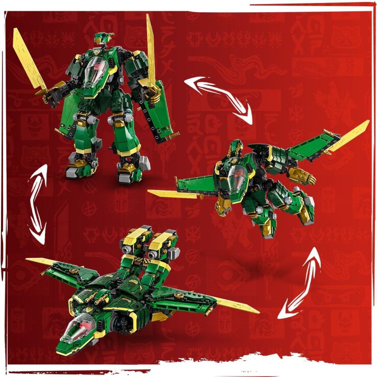 LEGO Ninjago Lloy's Jet Mech (71845) (2)