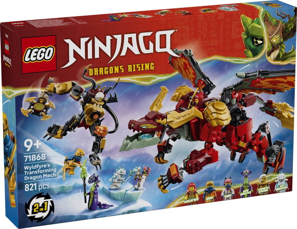 LEGO® Ninjago Wyldfyre's Transforming Dragon Mech (71868) (0)