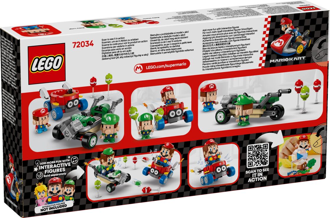 LEGO Super Mario Kart-Baby Mario vs. Baby Luigi (72034) (8)
