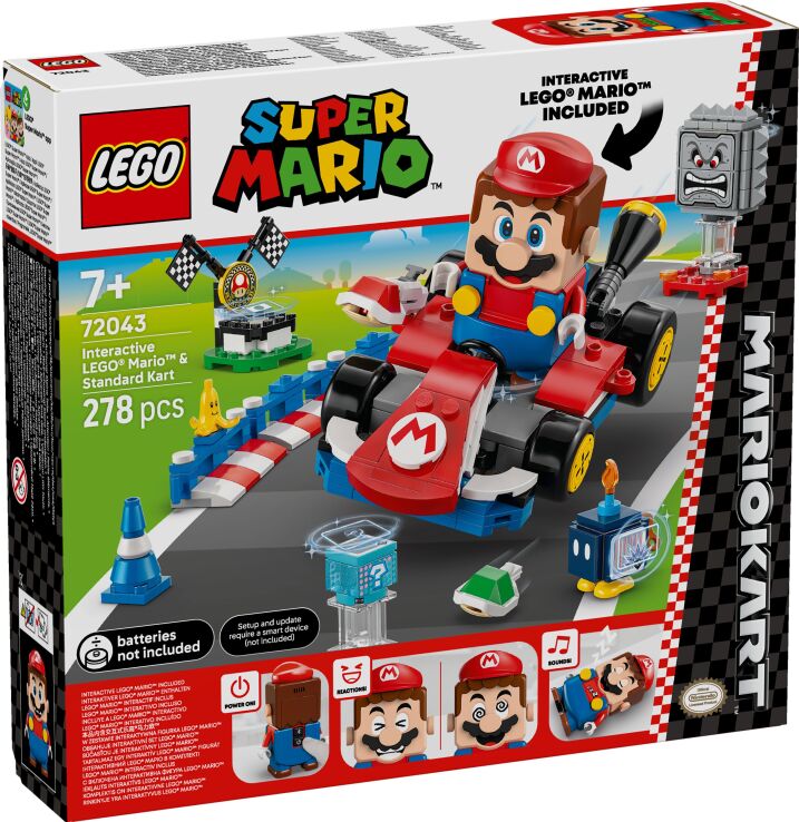 LEGO Super Mario Kart-Interactive Lego Mario & Standard Kart (72043) (0)