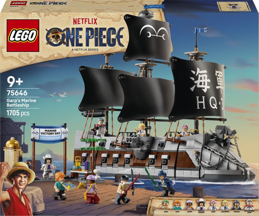 LEGO® One Piece Garp's Marine Battleship (75646) (0)
