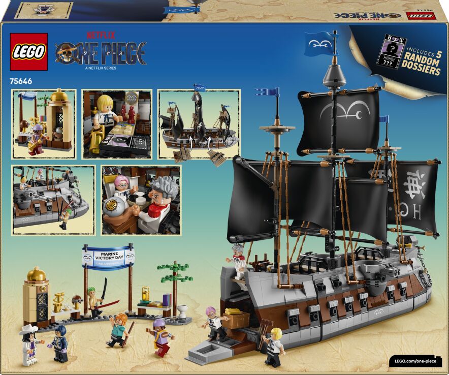 LEGO® One Piece Garp's Marine Battleship (75646) (10)