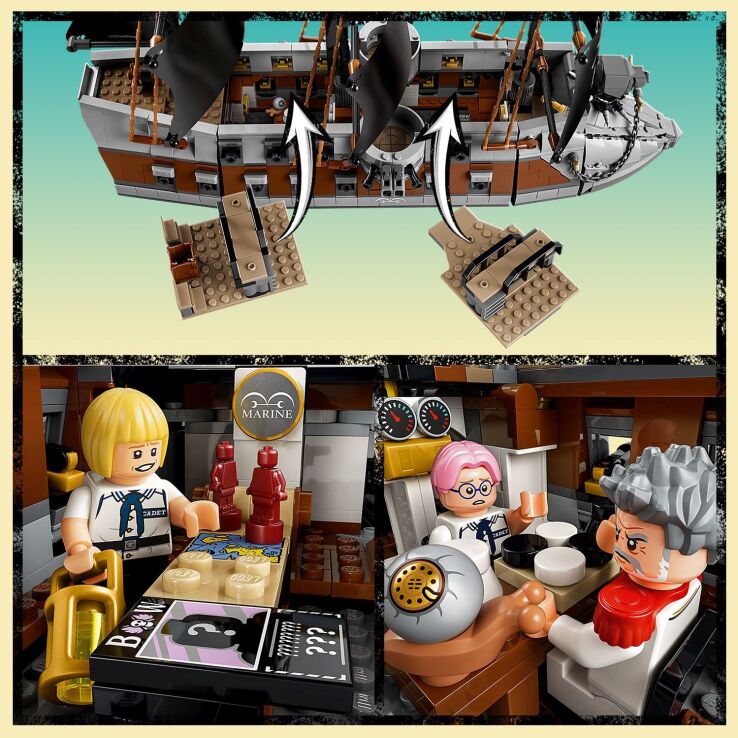 LEGO® One Piece Garp's Marine Battleship (75646) (3)