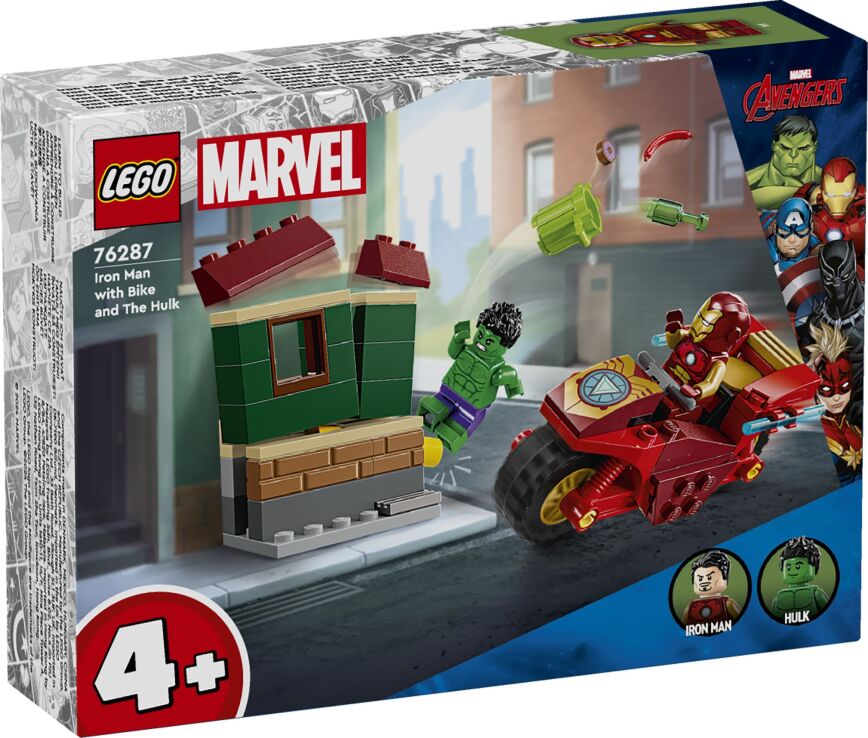 LEGO Super Heroes Iron Man With Bike & The Hulk (76287) (0)