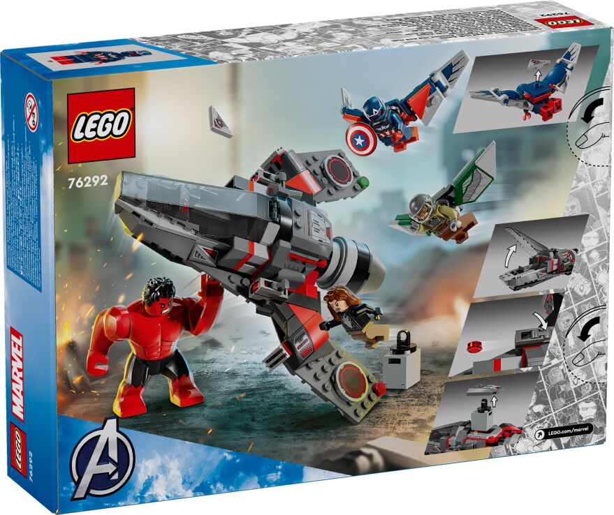LEGO® Super Heroes Captain America vs. Red Hulk Battle (76292) (9)