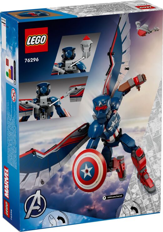 LEGO Super Heroes New Captain America Construction Figure (76296) (8)