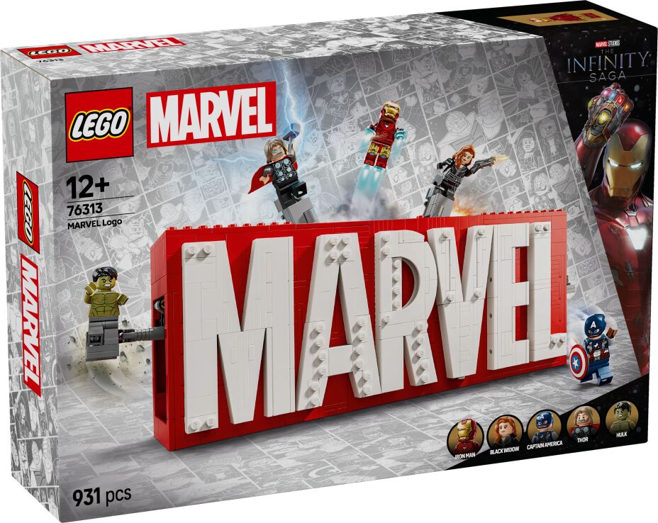 LEGO Super Heroes Marvel Logo & Minifigures (76313) (0)