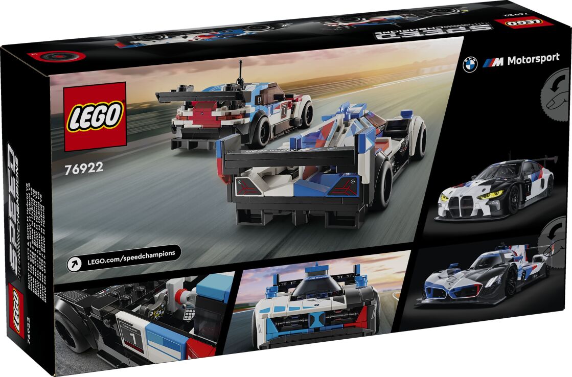 LEGO Speed Champions BWM M4 GT3 & BMW M Hybrid V8 Race Cars (76922) (7)