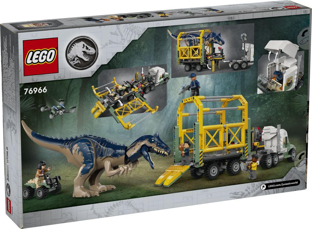 LEGO Jurassic World Dinosaur Missions: Allosaurus Transport Truck (76966) (8)