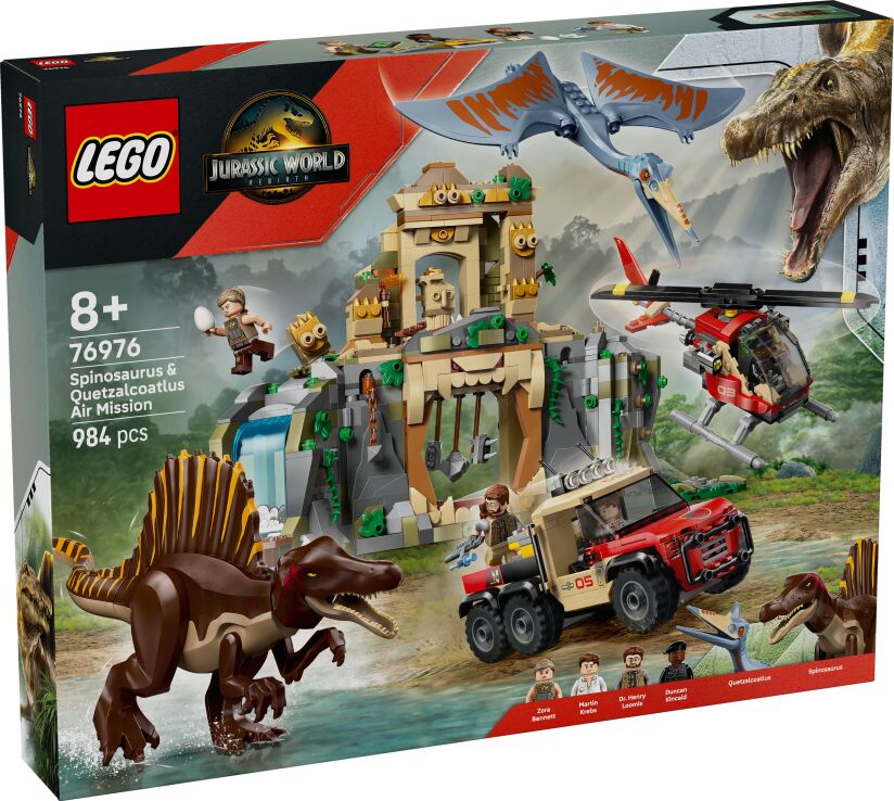 LEGO Jurassic World Spinosaurus & Quetzalcoatlus Air Mission (76976) (0)