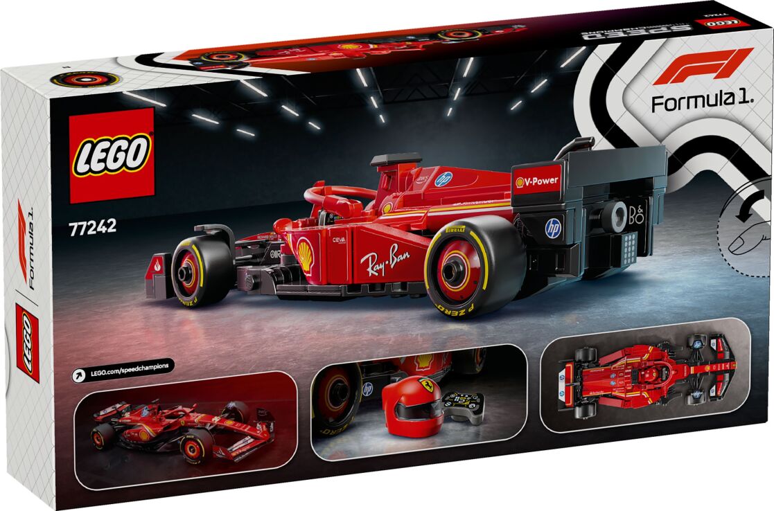 LEGO Speed Champions Ferrari SF-24 F1 Race Car (77242) (9)