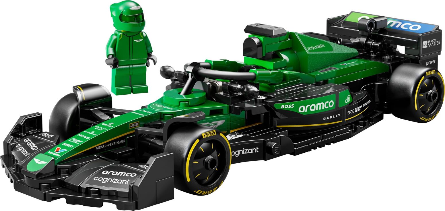 LEGO Speed Champions Aston Martin Aramco F1 AMR24 Race Car (77245) (1)