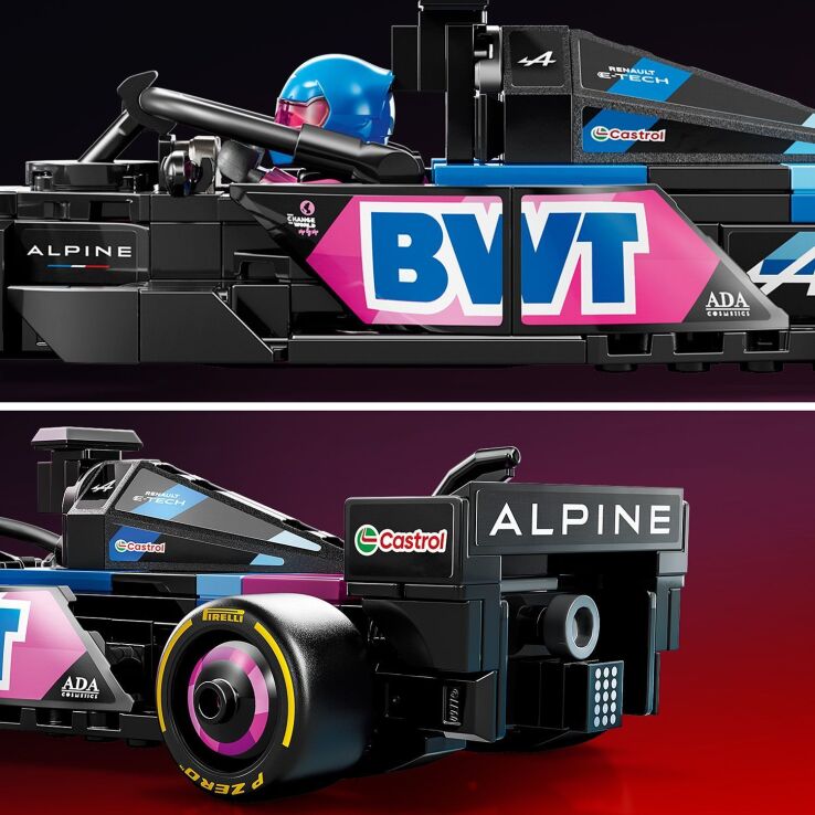 LEGO Speed Champions BWT Alpine F1 Team A524 Race Car (77248) (2)